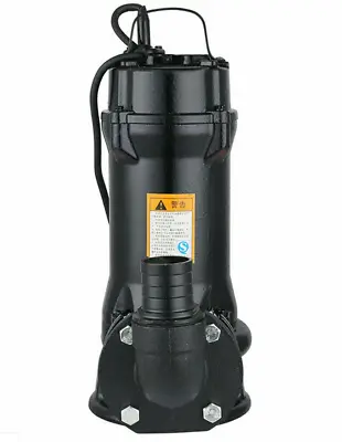$247 • Buy 220V 1HP 750W Industrial Sewage Cutter Grinder Cast Iron Submersible Sump Pump M