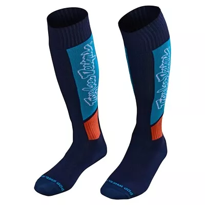 Troy Lee Designs TLD GP MX Coolmax Thick Socks Vox Navy SM/MD • $20