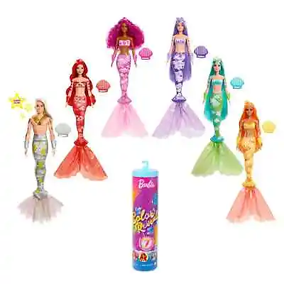 Barbie Color Reveal Doll - Rainbow Mermaid- BRIGHT ORANGE Hair- NEW • $20