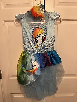 Halloween My Little Pony Rainbow Dash Girls Costume Size Medium 7-8 • $14