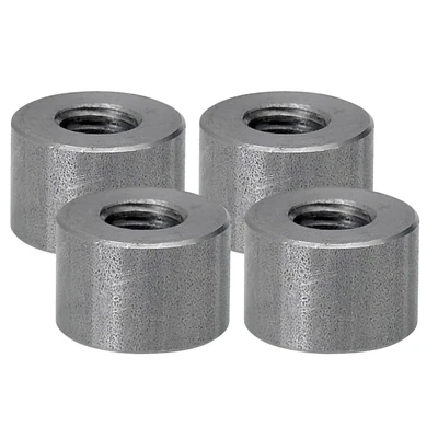 $20.89 • Buy Lowbrow Customs Threaded Steel Bungs 1/2  Long 3/8-16 Thread 4 Pack Hot Rod USA