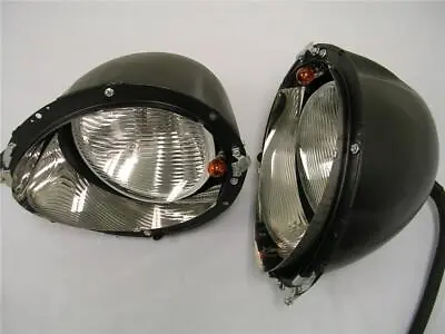 1937 1938 1939 Ford Standard Halogen Headlight Kit + Glass Clear Lenses Headlamp • $494.95