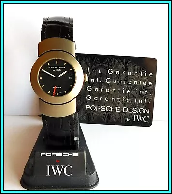 £683.80 • Buy IWC PORSCHE Design, Titanium Quartz Wristwatch W/calendar Mod 4520 WORKING