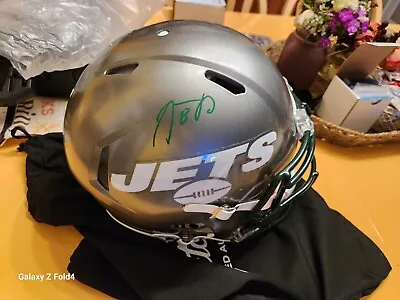 Aaron Rodgers Autographed Jets Flash Speed Full Size Helmet Fanatics Authentic  • $925