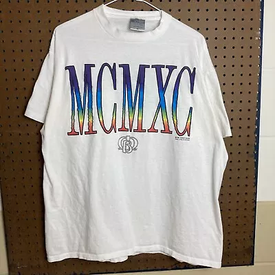 Vintage 90s The Moody Blues 1990 Tour Band T-shirt Size XL Brockum Music Promo • $29.80