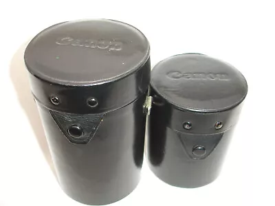 Canon Lens Case C And E Vintage Lot Of Two • $13.90