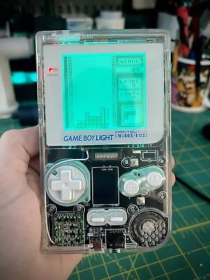 Nintendo Game Boy LIGHT - Premium Restored - Black N64freak Motherboard + LiPo • $299.99