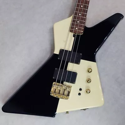 Used 1984 Ibanez Destroyer 2 DT-670 Explorer Bass Black & White CoilTap 4.29kg • $1424.54