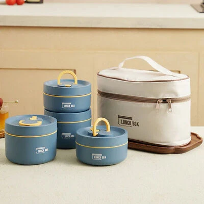 $17.99 • Buy Thermal Lunch Box Stainless Steel Insulated Soup Cup Bento Warmer Food Container