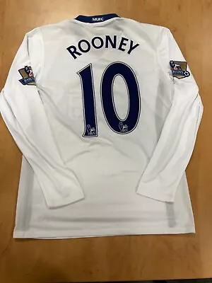 Manchester United Wayne Rooney Player Issue Away Shirt 2008/09 Unworn Size L • £350