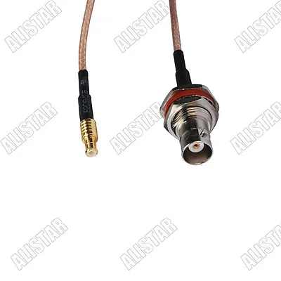 MCX Male Plug To BNC Jack Female Bulkhead Pigtail Coax Cable RG316 80cm For Wifi • $3.73