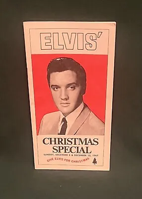 Elvis Presley RCA Christmas Special Radio Station Program  1967 RARE • $89.95