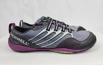 Merrell Lithe Glove Dark Shadow Shoes Sneakers Women Size 9.5 Gray Purple J68782 • $25