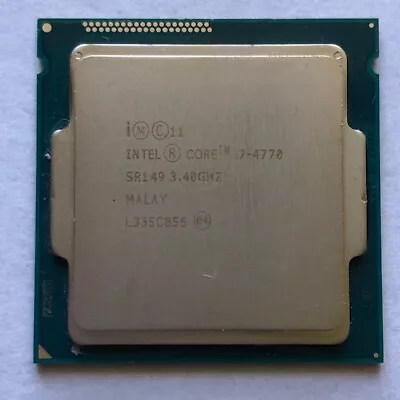 CPU Intel Core I7-4770 3.40GHz Quad-Cores SR149 LGA 1150 Processor • £10.50