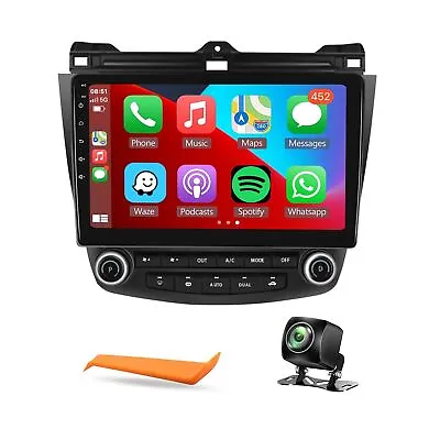 For Honda Accord 7th 2003-2007 Android Car Stereo With Wireless Carplay/Andro... • $181.25