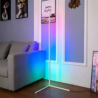 £40.92 • Buy Nordic RGB Colour Changing LED Corner Floor Lamp Atmosphere Night Light +Remote