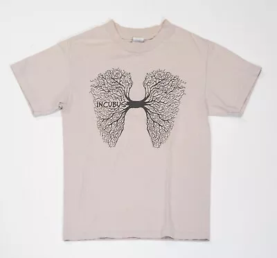 Vintage Incubus Make Yourself Tour T-Shirt Lungs ALT Rock Size Small 2007 18x24 • $29.95