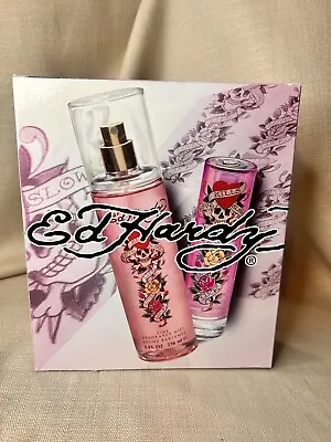 Ed Hardy Fragrance Set - (1) Eau De Parfum 1 Oz -(1)Fragrance Mist 8 Oz. New. • $30