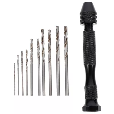  Wenwan Mini Hand Drill Alloy Steel Left Handed Bits Precision Tool Kit • $8.45