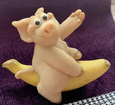 Piggin  Top Banana  Cheeky Piggin Figurine By David Corbridge. Serial No. 14193 • £13