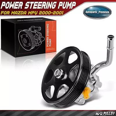 New Power Steering Pump With Pulley For Mazda MPV 2000 2001 V6 2.5L LC6232600F • $73.99