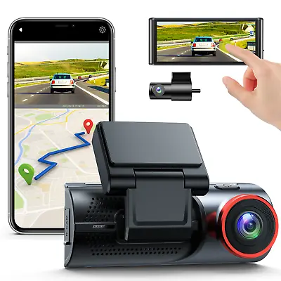$159.99 • Buy TOGUARD 4K Dual Dash Cam WiFi & GPS Front And Rear Touch Screen Car DVR Camera