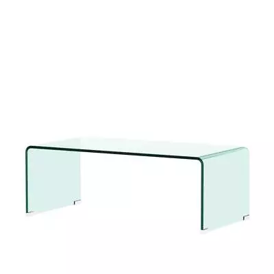 Modern Shape Whole Tempered Glass Coffee Table Clear Table • $217.79