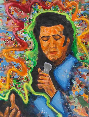 Original Elvis Painting Signed • $25.99