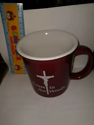   Cross In The Woods  Indian River MI Souvenir Mug. Perfect Condition Vintage  • $19.99