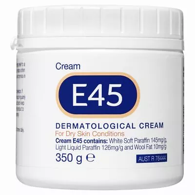 E45 Cream 350g Moisturising For Dry Skin&eczema - Dermatological Skin Conditions • $29.25