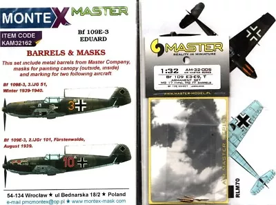 Montex 1/32 Messerschmitt Bf 109E-3 #32162 • $12.99