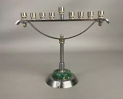 Vintage Silver Tone 9 Branch Menorah • $13.95