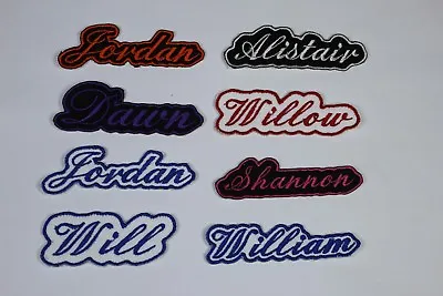 £3.25 • Buy  Personalised Embroidered Name Patch - Iron Or Sew On **FREE POST*