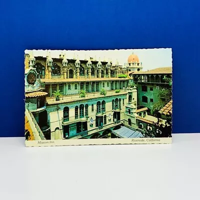 Postcard Vintage Post Card Ephemera Hotel Motel Mission Inn Riverside CA Arcade • $7.91