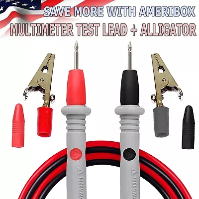 High Quality 1 Pair Universal Probe Test Leads Pin For Digital Multimeter Meter • $4.95