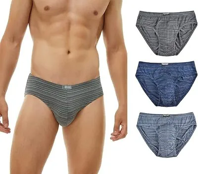 Men's Sexy Bamboo Underwear Soft Lightweight Mid/Low Rise Briefs 3 Or 4 Pack • $39.69
