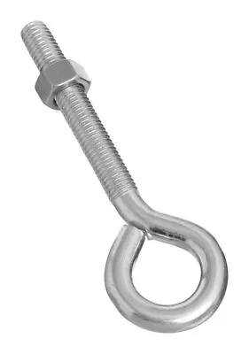 National Hardware N221-317 300 Lbs. Capacity Zinc-Plated Eye Bolt 1/2 X 6 In. • $9.28