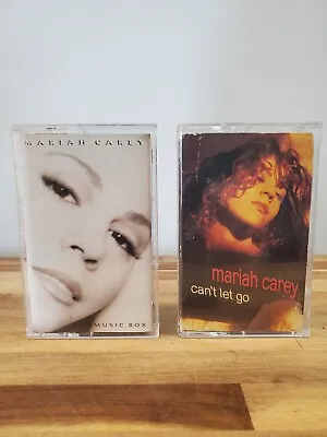 Mariah Carey Music Box & Can't Let Go Cassette Tapes Lot Of 2 • $9.90
