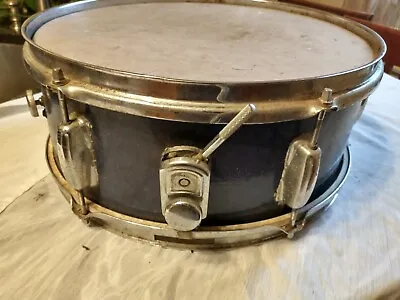 Vintage 1960's Polaris Snare Drum Made By PEARL Blue Sparkle  14 1/2  • $125