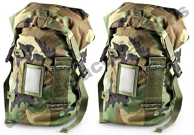 SET OF 2 NEW Military Protective Carrying Bag Ensemble Utility Bag Woodland Camo • $34.95