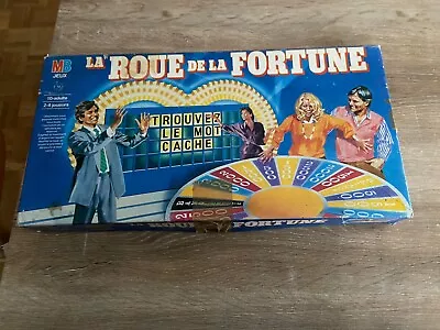 1987 MB La Roue De La Fortune 2-4 Player Board Game Vintage Incomplete • £5.14