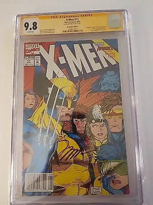 Marvel X-men #11 1992 Cgc 9.8 Wp Rare  Newsstand Signature Edition Jim Lee  • $424.95