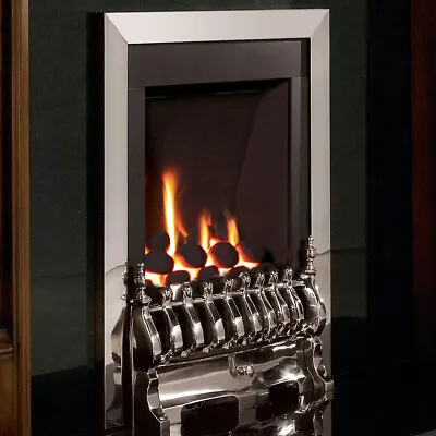 Flavel Windsor Gas Fire Traditional Silver FSRC3JMN UK Made 7 Year Warranty • £317