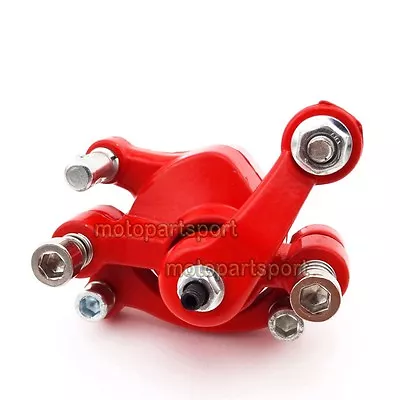 Mini Dirt Bike Rear Disc Brake Caliper Red For 97cc 2.8HP DB30 Baja Doodle Bug • $21.82