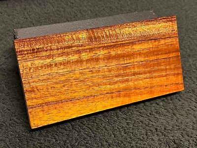 EXHIBITION GRADE Hawaiian Curly Koa Billet Wood:  8.125  X 3.875  X 0.75  • $28