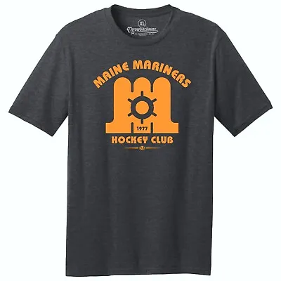 Maine Mariners 1977 Hockey TRI-BLEND Tee Shirt • $22
