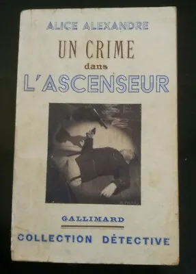 Policier Collection Detective N°8 Alice Alexandre Un Crime Dans L'ascenseur Eo • $31.82