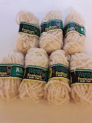 £3.90 • Buy 350g Wendy Milano Knitting Yarn 7x50g Balls Double Knitting 100% Pure New Wool