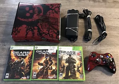 Microsoft Xbox 360 S Gears Of War 3 Limited Edition 250 GB Console With 3 Games • $249.99