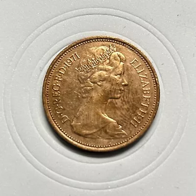 1971 NEW PENCE 2p British Queen Elizabeth II  Coin Free Shipping (F44) • $4.99